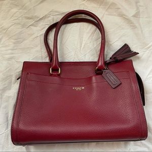 Coach Legacy Chelsea Carryall Maroon - 25340